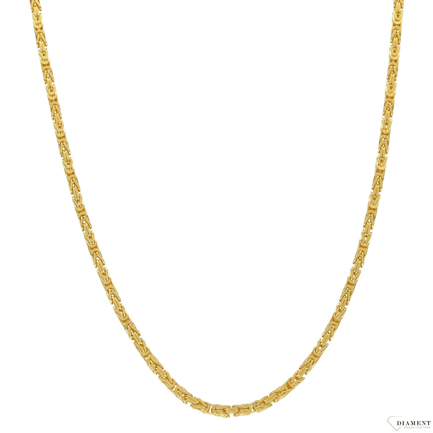 Złoty łańcuszek 585 królewski (bizantina) 1380-070 (1).jpg